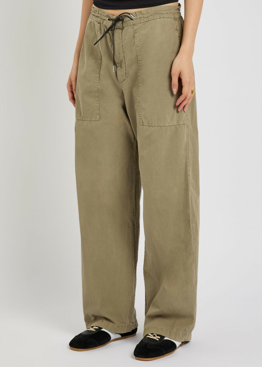 Frame The Gallery Straight-leg Trousers Green