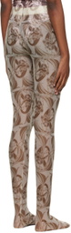 Anne Isabella Green Mesh Tights