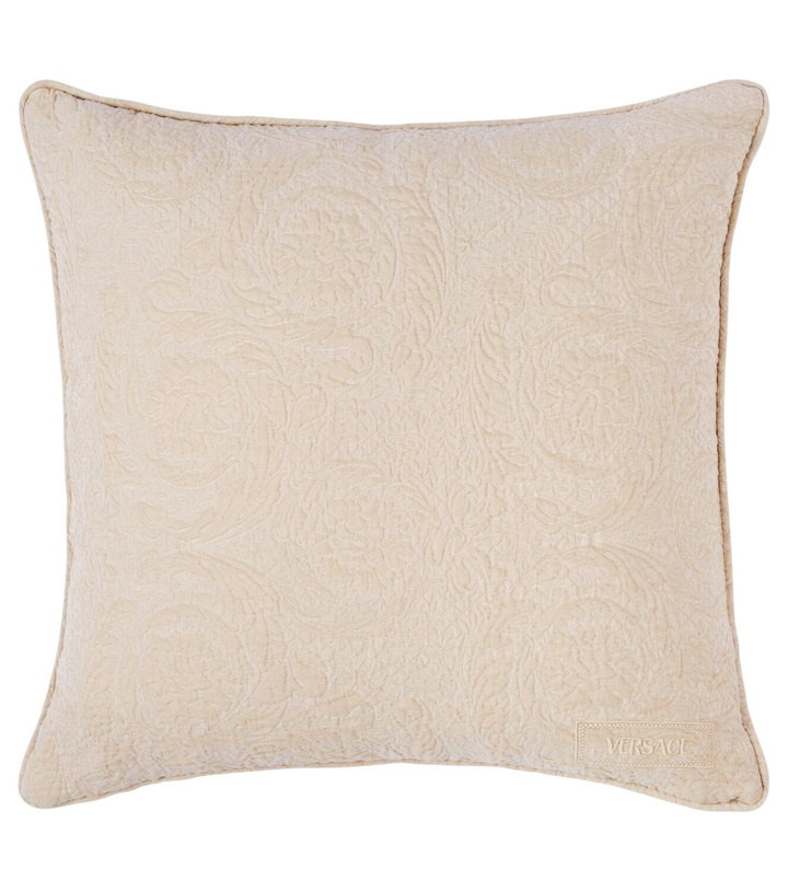Photo: Versace Home Embroidered cushion