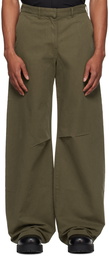 Entire Studios Khaki PM Trousers