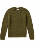 Purdey - Comfort Ribbed Wool Sweater - Green