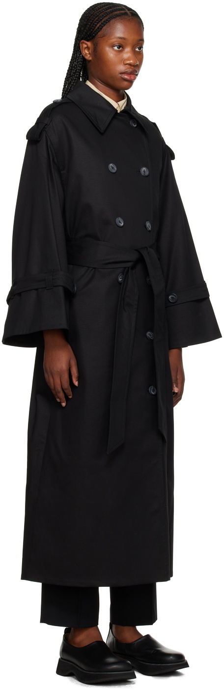 by Malene Birger Black Alanis Trench Coat
