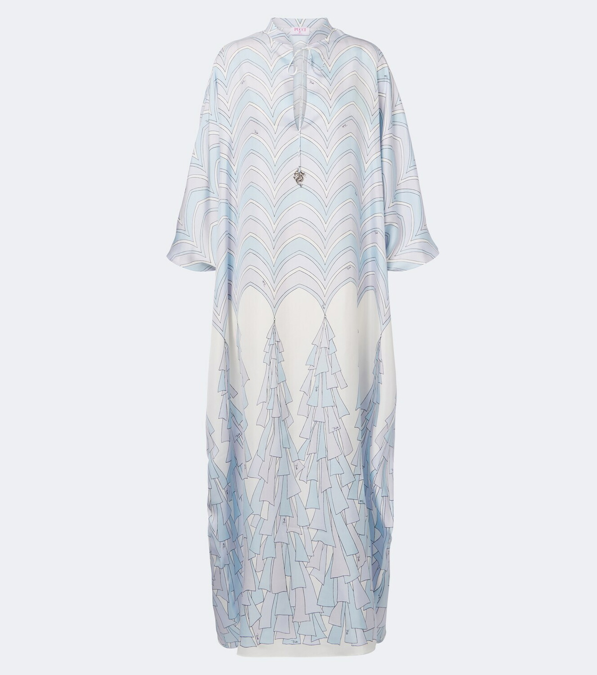 Pucci Baiadera silk twill kaftan
