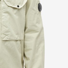 C.P. Company Men's Arm Lens Zip Shirt in Pelican