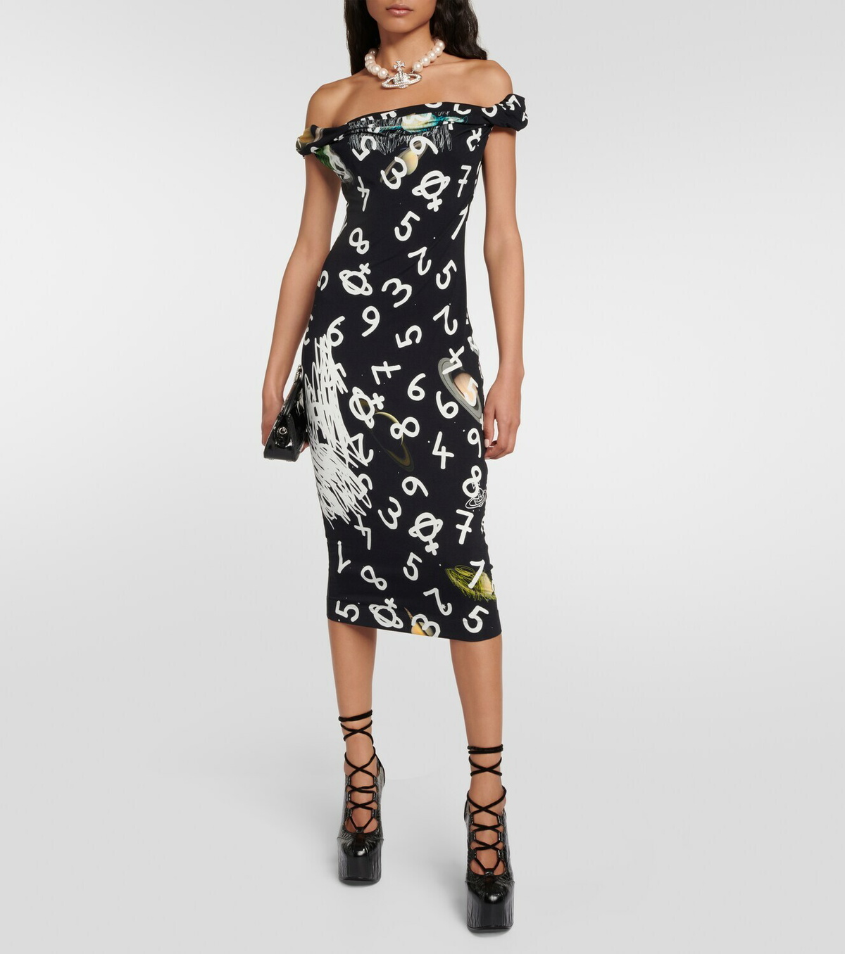 Vivienne Westwood Anna printed jersey midi dress Vivienne Westwood