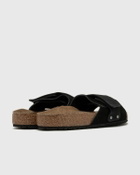 Birkenstock Oita Nubuck Leather/Suede Black Womens Sandals & Slide