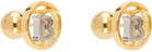 Burberry Gold 'TB' Earrings