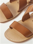 Officine Générale - Positano Leather Sandals - Brown