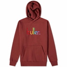 Butter Goods Men's Colours Embroidered Hoody in Plum