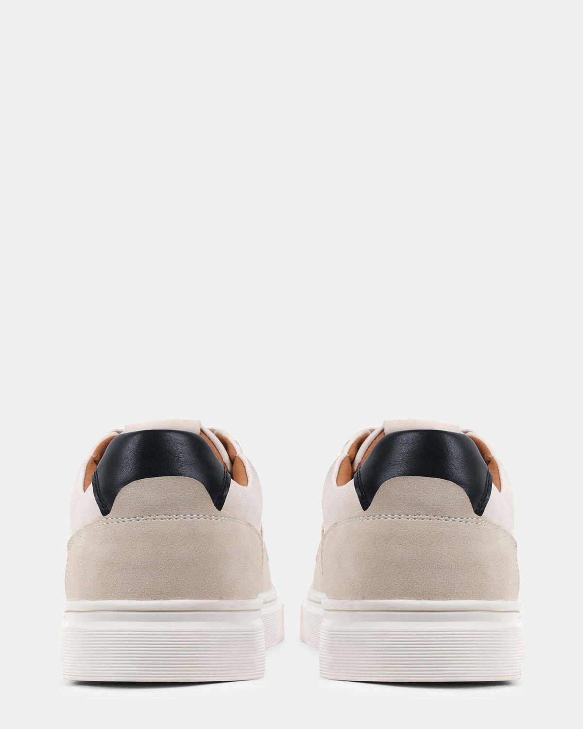 Steve Madden Scenario Sneakers in Cream Nubuck
