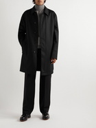 Zegna - Reversible Wool-Twill and Shell Coat - Black