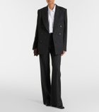 Victoria Beckham Double-breasted virgin wool blazer