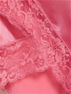 FLEUR DU MAL - Venus Lace & Silk Bodysuit
