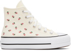 Converse Off-White Chuck Taylor All Star Embroidered Strawberries Sneakers