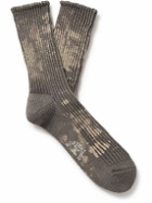 Rostersox - Ribbed Printed Cotton-Blend Socks