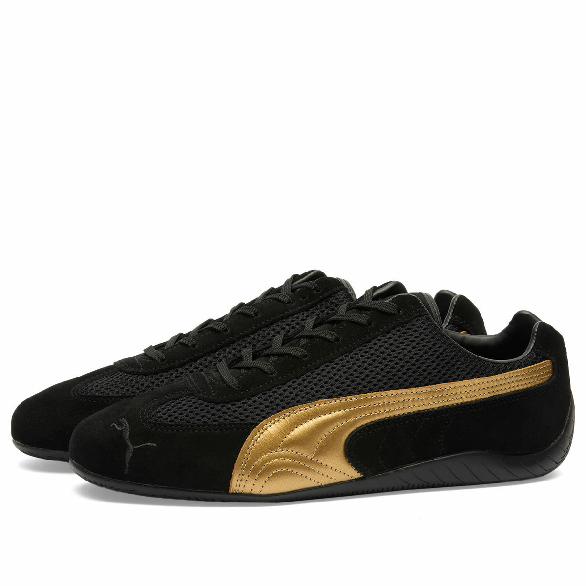 Puma Speedcat Premium Sneaker in Black/Gold