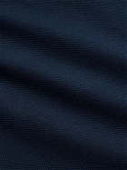 Brioni - Cotton-Piqué Polo Shirt - Blue