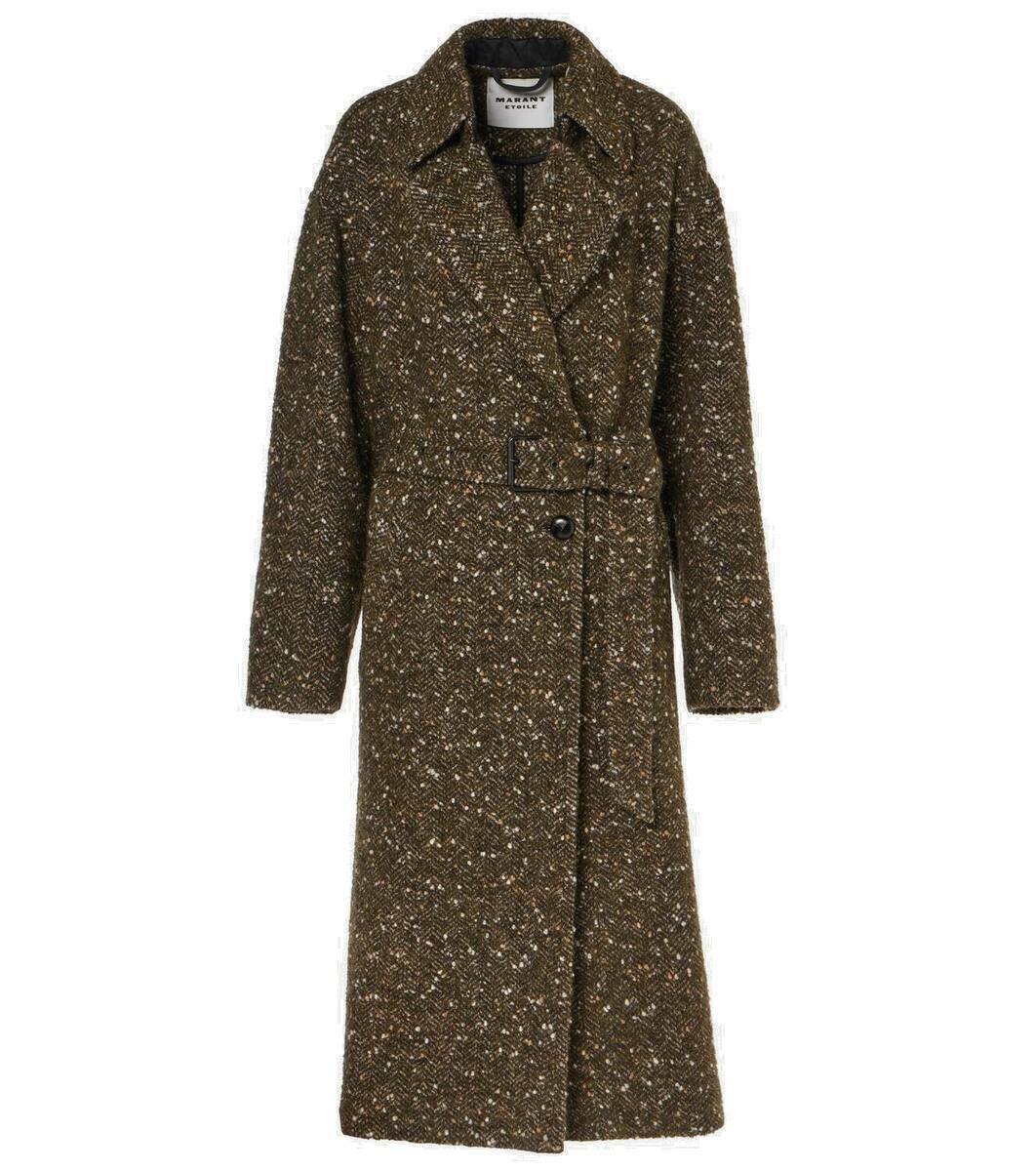 Marant Etoile Horia wool-blend wrap coat Isabel Marant Etoile