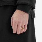 Tom Wood Men's Kay Ring in Tiger Eye