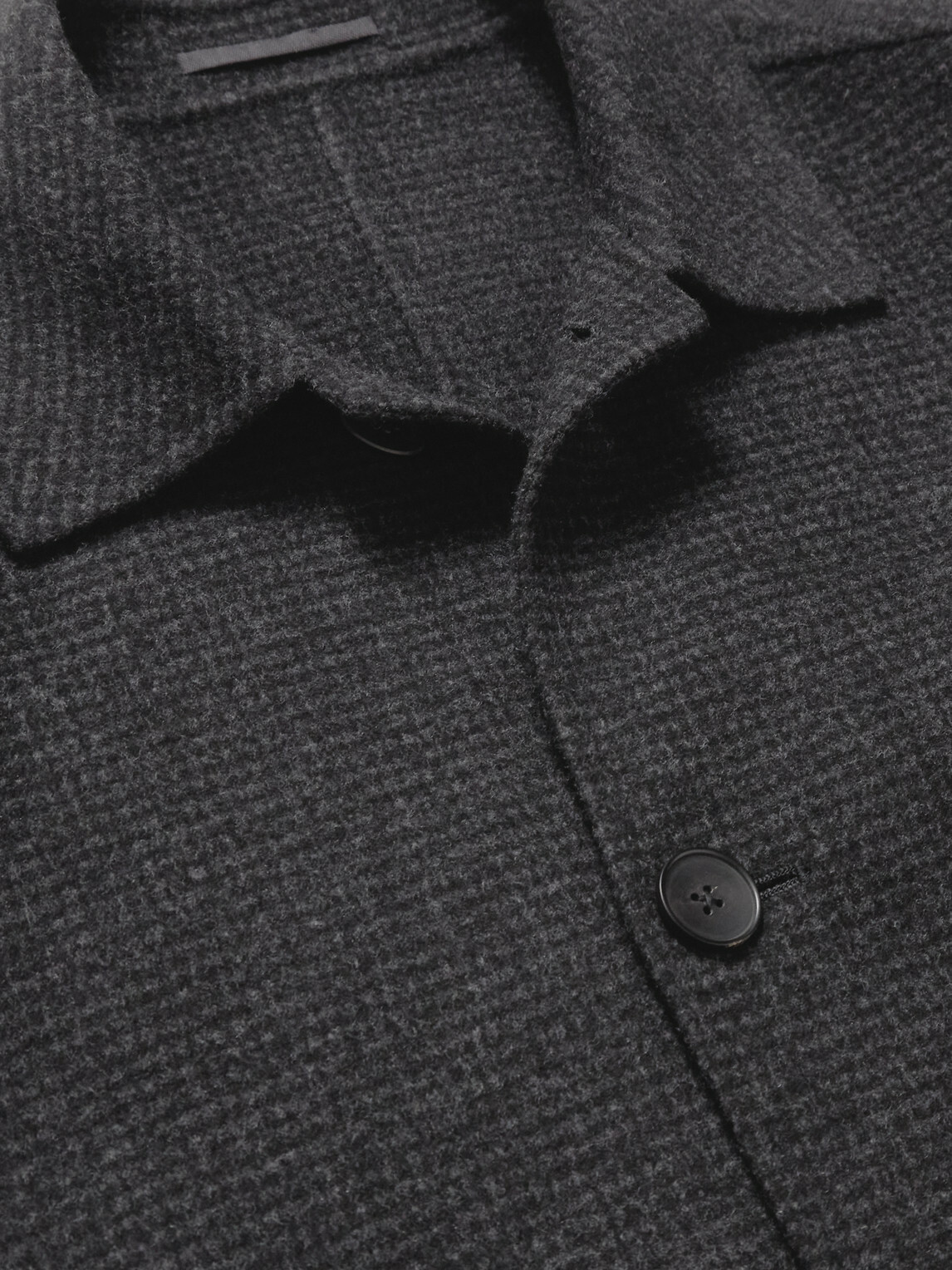 Mr P. - Checked Double-Faced Wool and Cashmere-Blend Coat - Gray