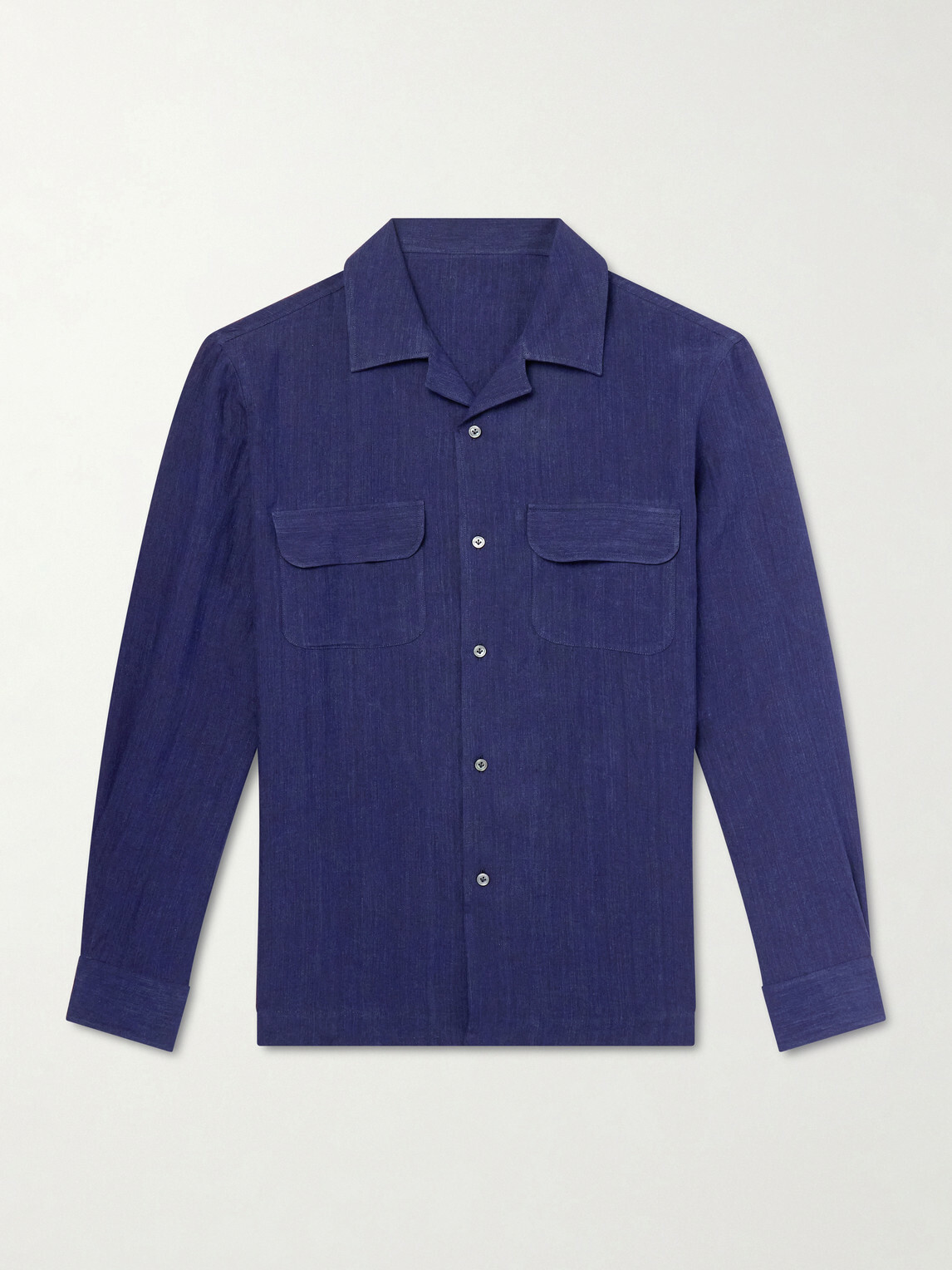 Thom Sweeney - Linen Shirt - Blue
