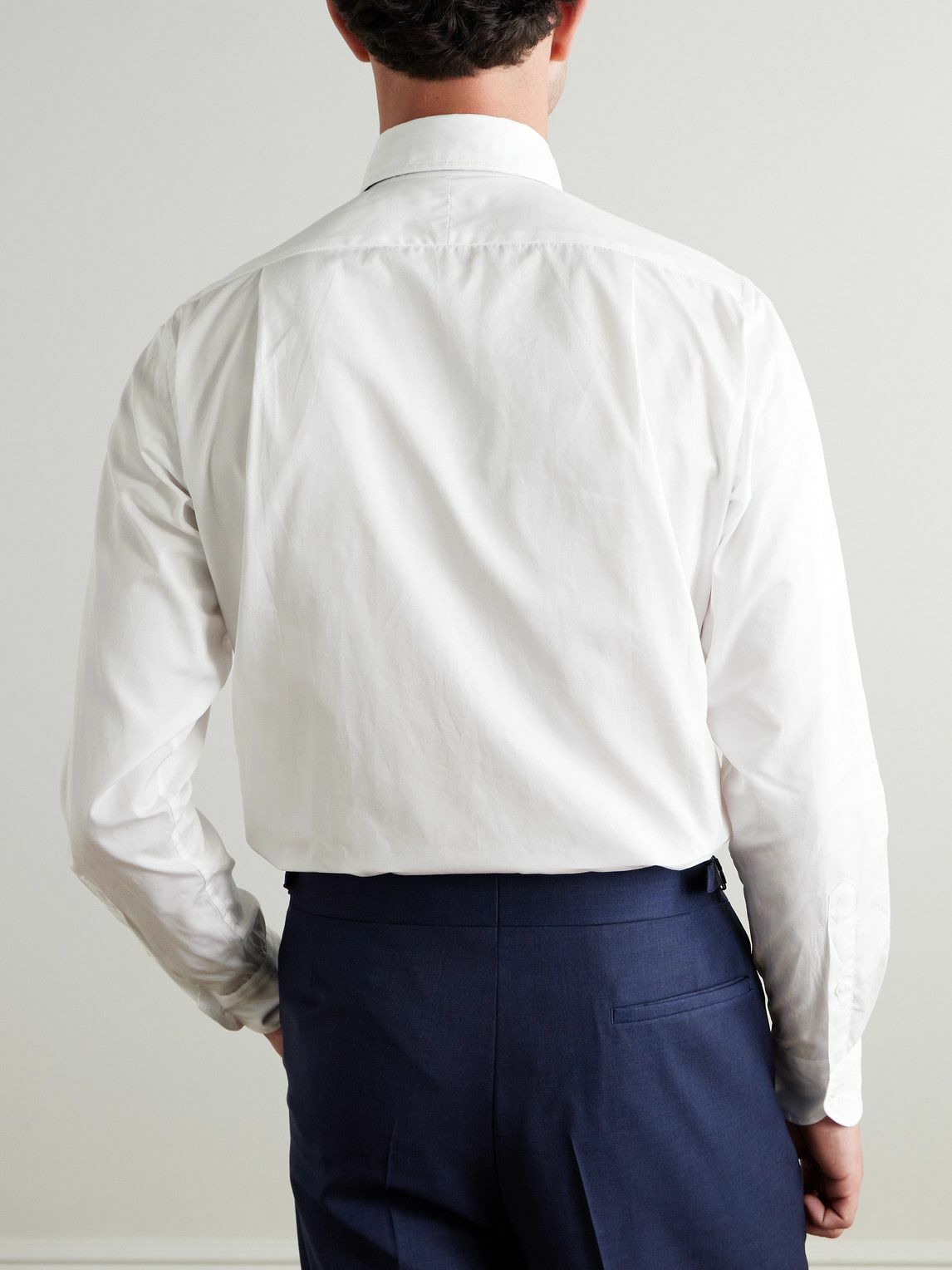 Kingsman - Cotton-Poplin Shirt - White