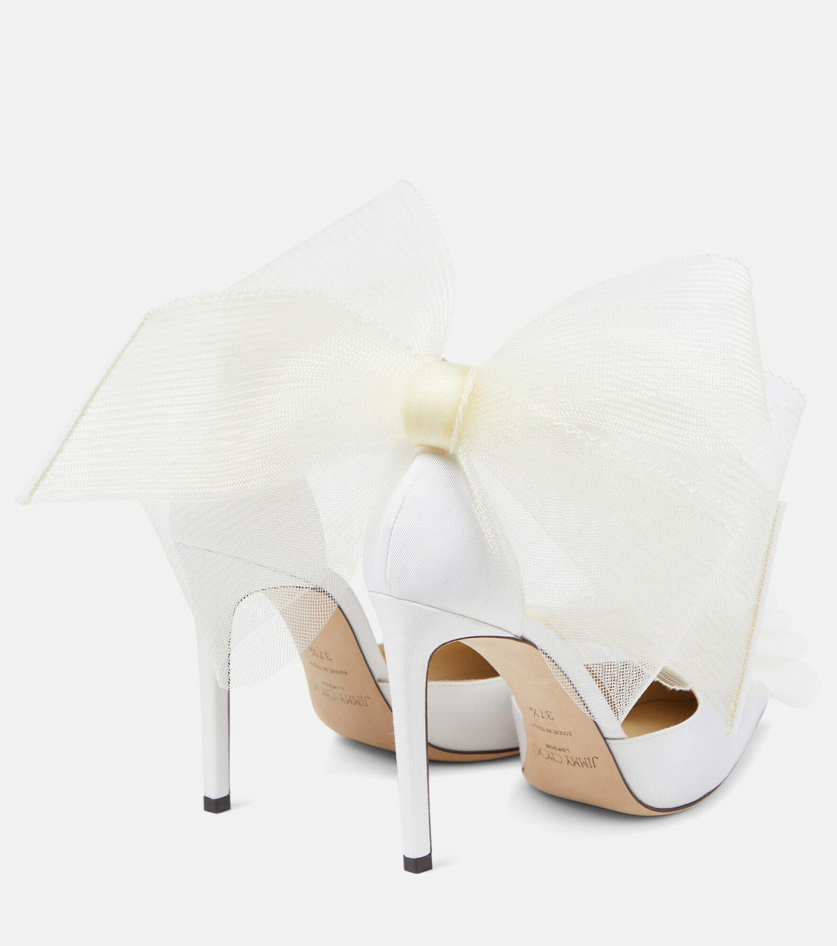 Jimmy Choo - Averly 100 bow-trimmed pumps
