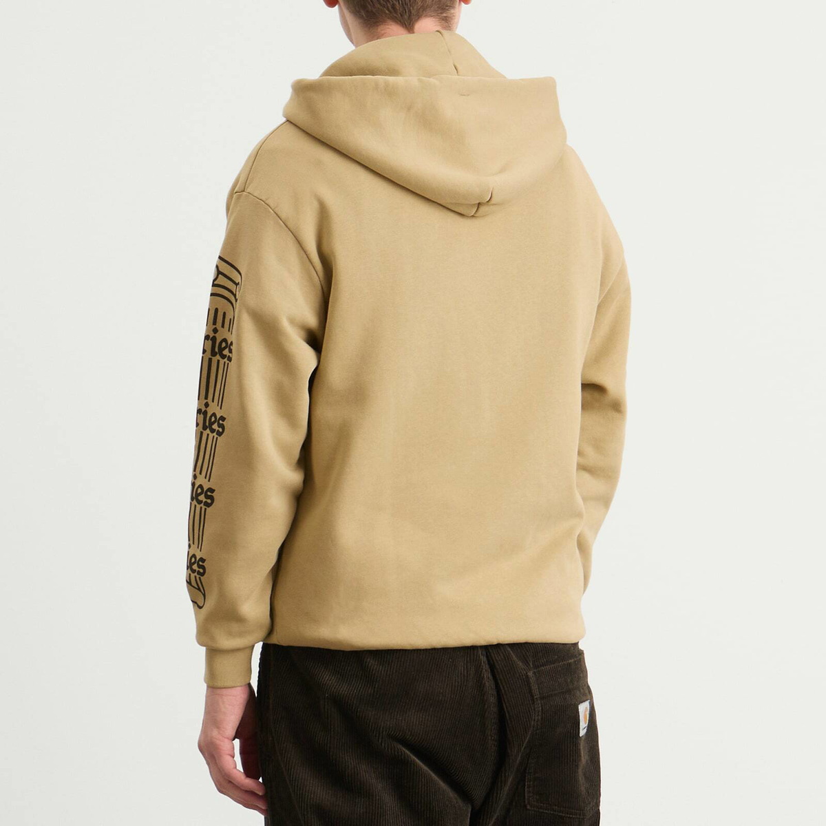 Aries Men's Temple Hoodie in Khaki