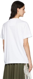 Givenchy White Roses T-Shirt