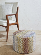Missoni Home - Jarris Striped Cotton Pouf