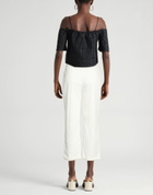 Manila Grace Womens Pants Ivory