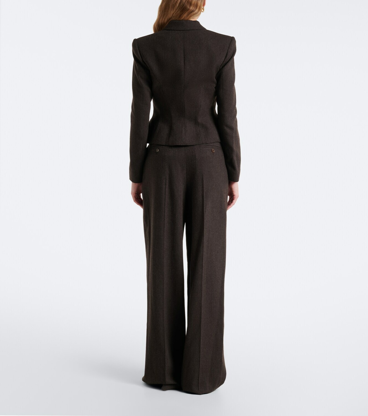 Ralph Lauren Collection Clarice wool wide-leg pants