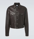 Bottega Veneta Intrecciato leather jacket