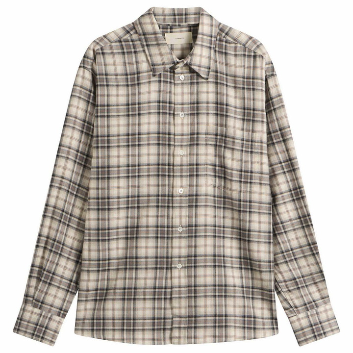 Photo: Jeanerica Men's Byron Shirt in Brown Flannel Check
