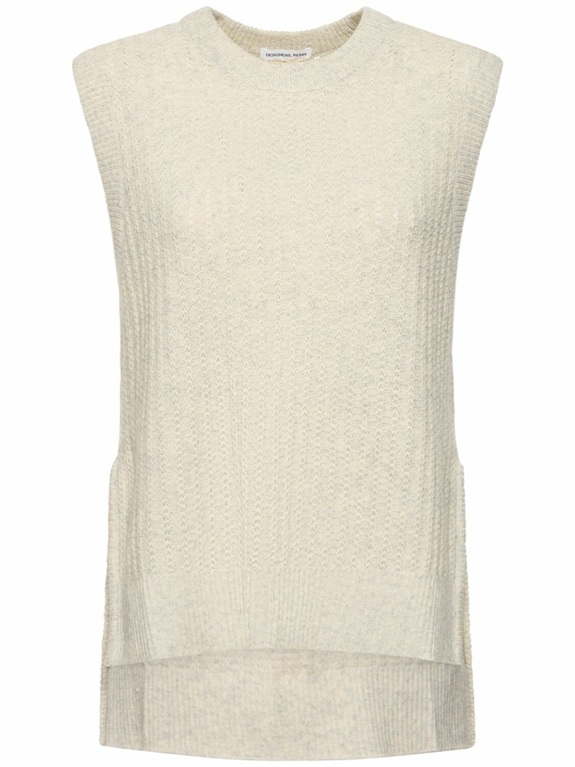DESIGNERS REMIX Carmen Slit Wool Vest