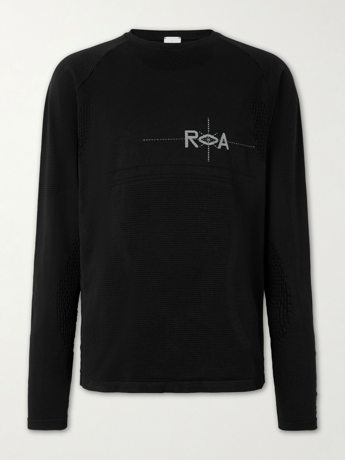 ROA - Logo-Embroidered SENSIL® Breeze T-Shirt - Black