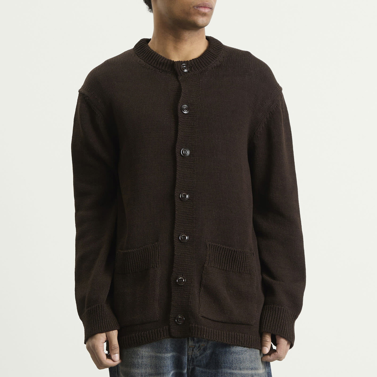 Our Legacy Men's Parlor Cardigan in Black Coffee