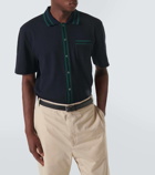 Thom Browne RWB Stripe cotton polo shirt