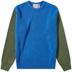 Garbstore Men's Beacon Crew Knit in Royal Blue