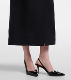 Fforme Skylar cotton and silk midi dress