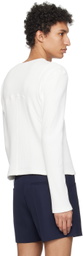 K.NGSLEY White Dani Long Sleeve T-Shirt