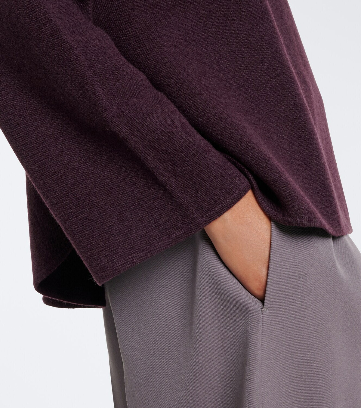 Jardin des Orangers Virgin wool and cashmere high neck sweater