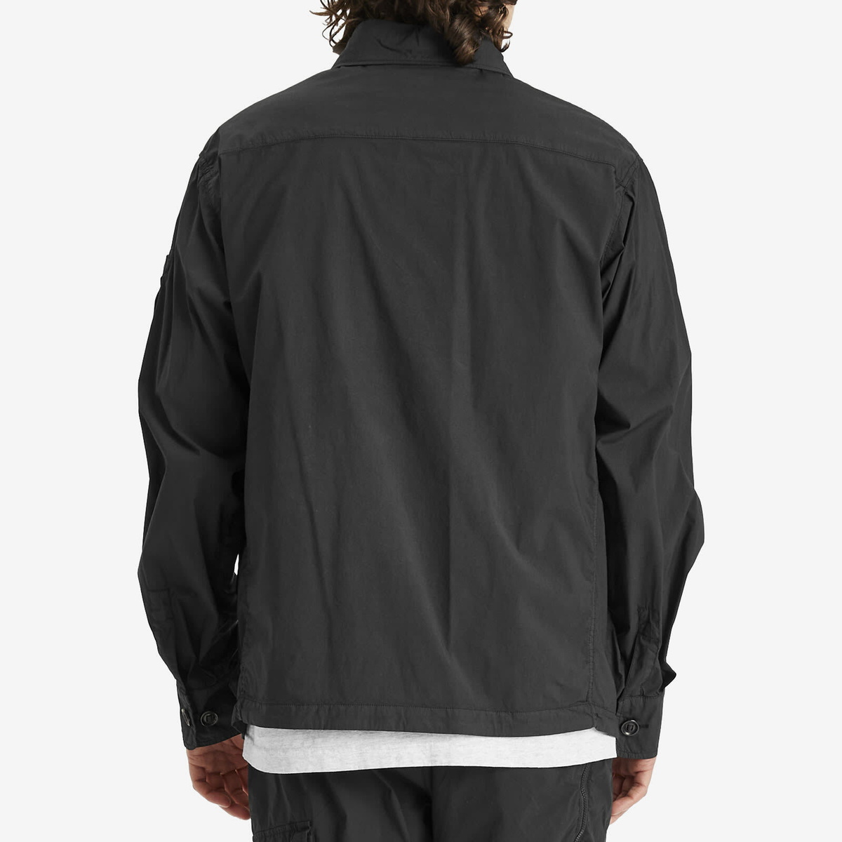 C.P. Company nylon shirt jacket 黒 Sサイズ C.P. Company Men's Multi Pocket Shirt Jacket in Black C.P. Company