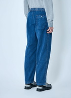 Stone Island Elasticated Denim Cargo Trousers