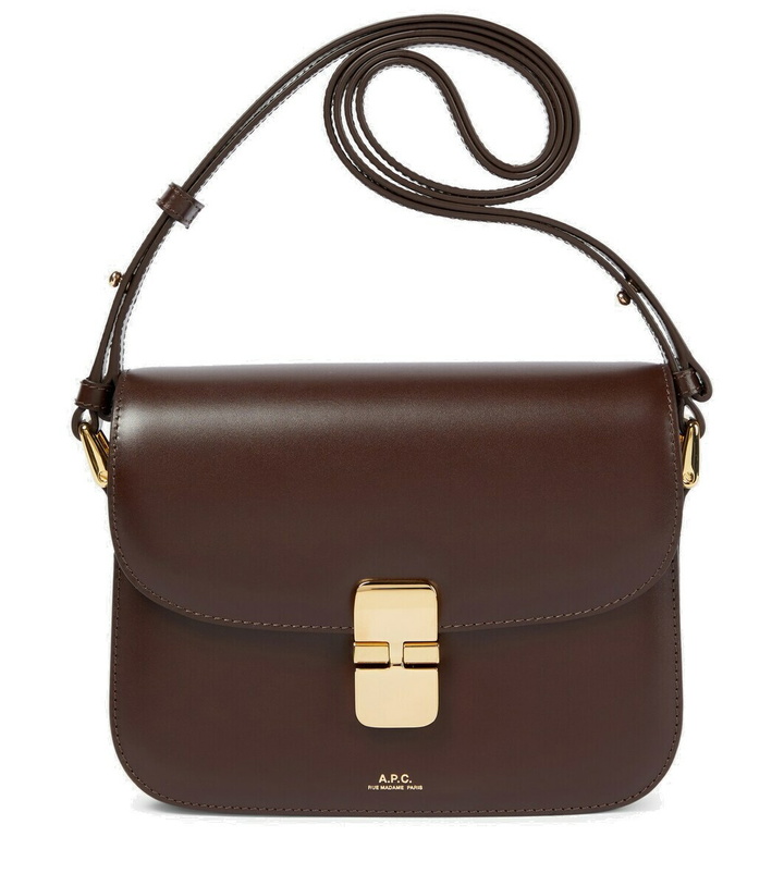 Photo: A.P.C. Grace Small leather crossbody bag