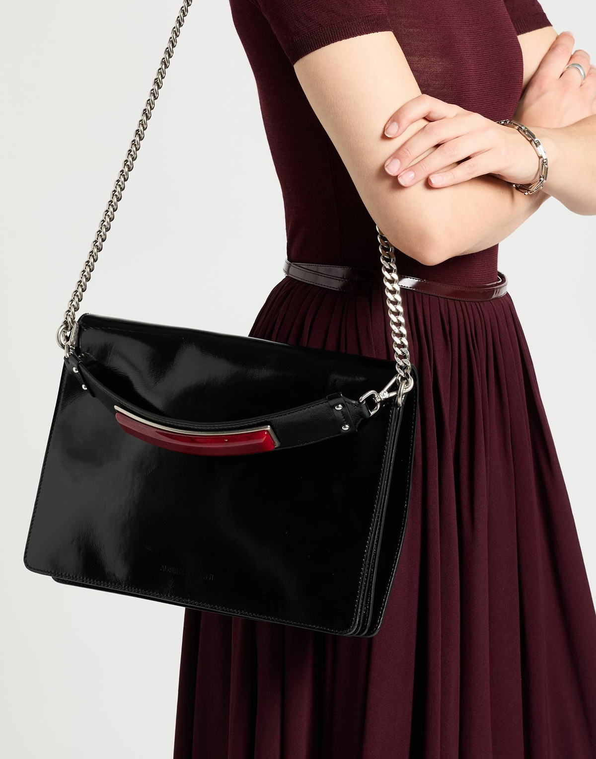 Alberta Ferretti Womens Cross-body bag in Black
