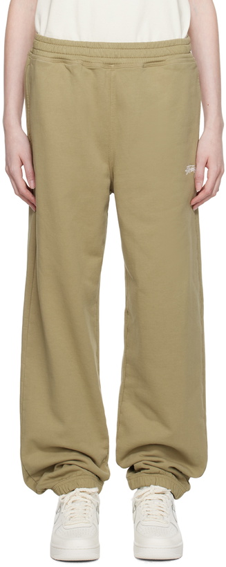 Photo: Stüssy Khaki Overdyed Lounge Pants