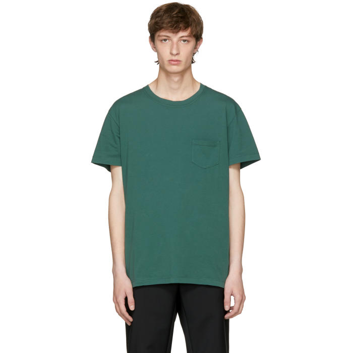 Photo: John Elliott Green Oversized Pocket T-Shirt 