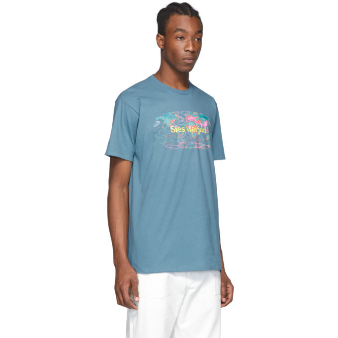 Sies Marjan Blue Rem Koolhaas Edition Logo Colorworld T-Shirt