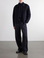 NN07 - Arlo 8447 Wool-Blend Felt Jacket - Blue
